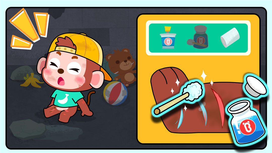 Screenshot of Baby Panda's Fire Safety