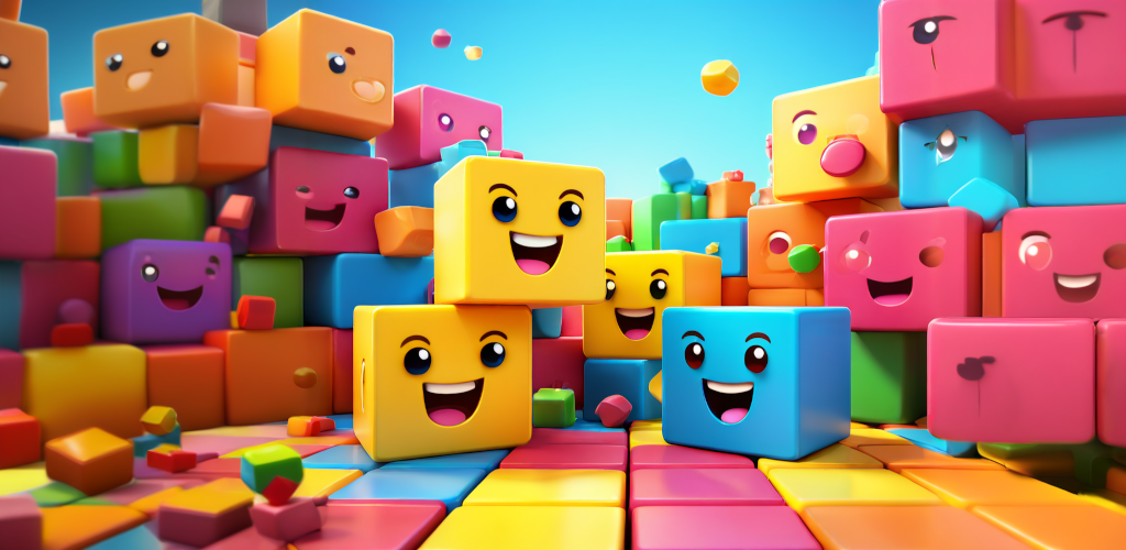 Screenshot of the video of Pushy Blocks Puzzle