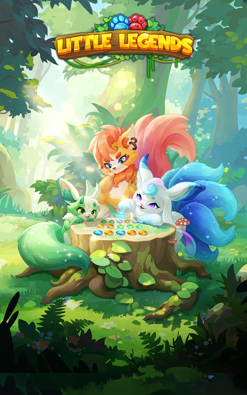 Cuplikan Layar Game Little Legends: Puzzle PVP