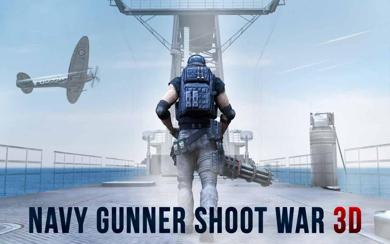 Screenshot 1 of Navy Gunner Shoot War 3D ឆ្នាំ 2019 1.0.1