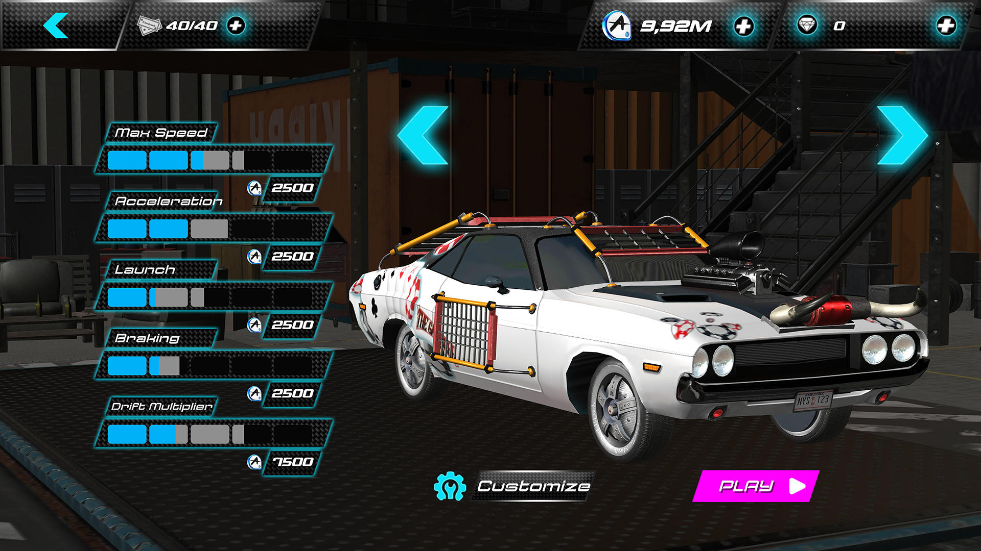 Screenshot of Asphalt Drift Racer