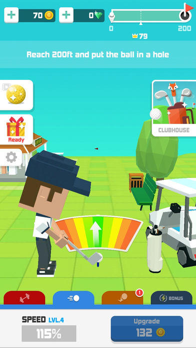 Cuplikan Layar Game Golf Boy