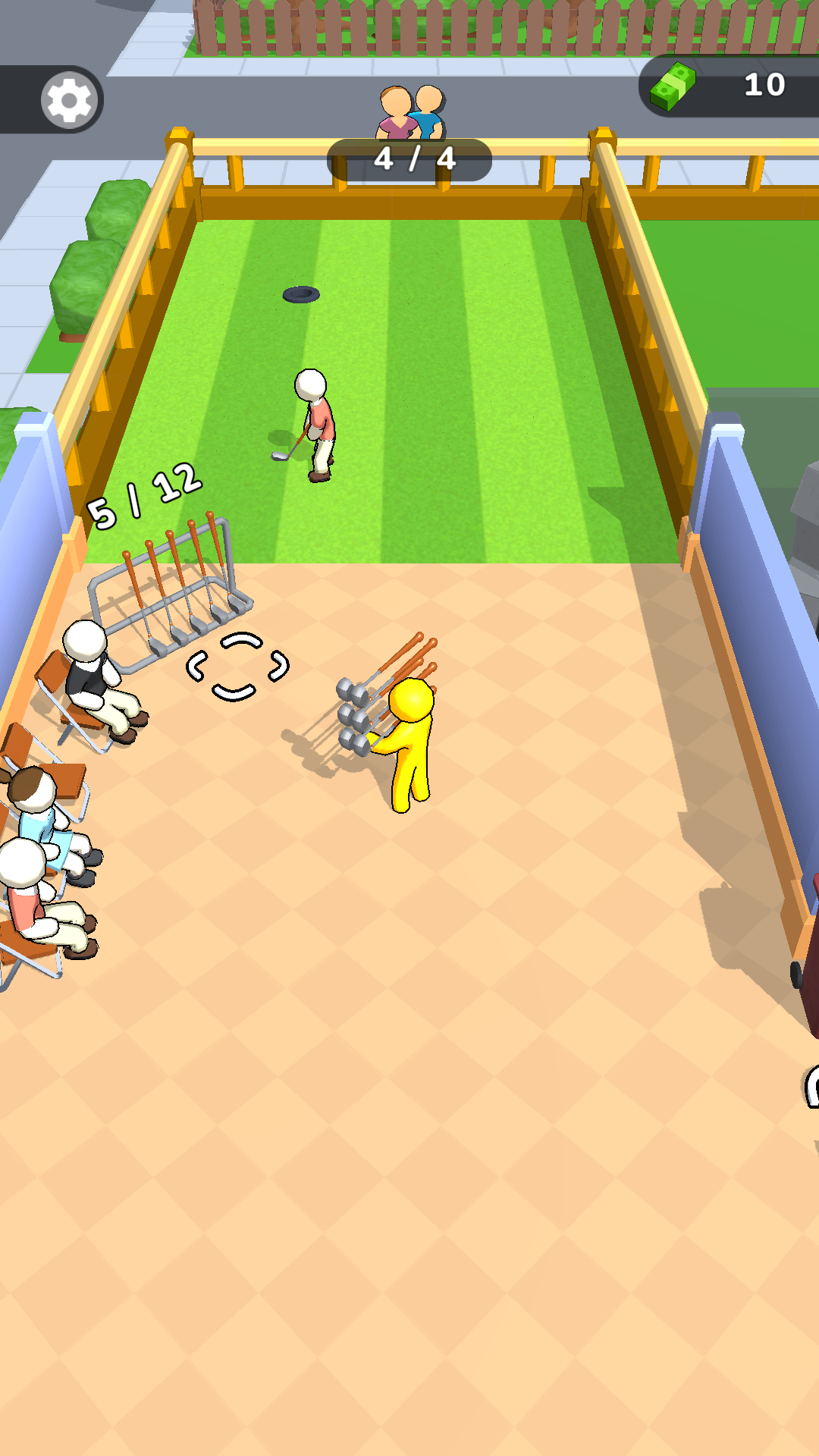 Скриншот игры Golf Club Idle