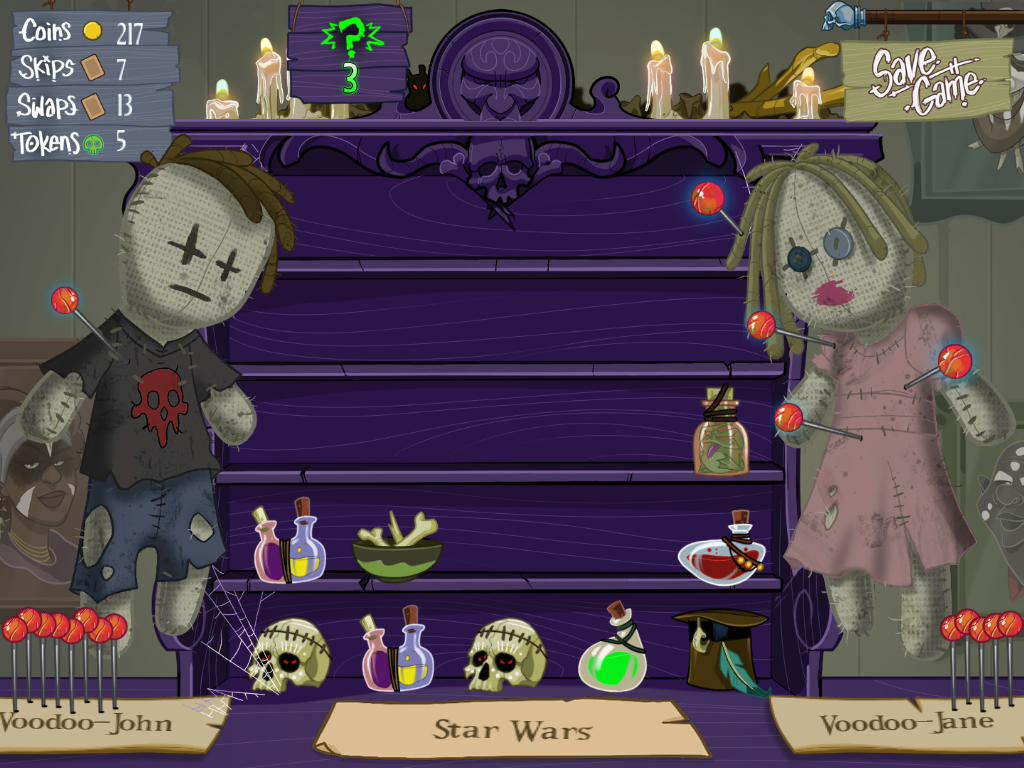 Trivia Voodoo screenshot game