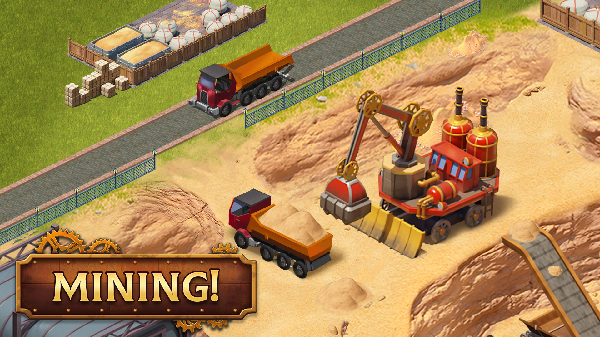 Steam City: Town building game Game Screenshot