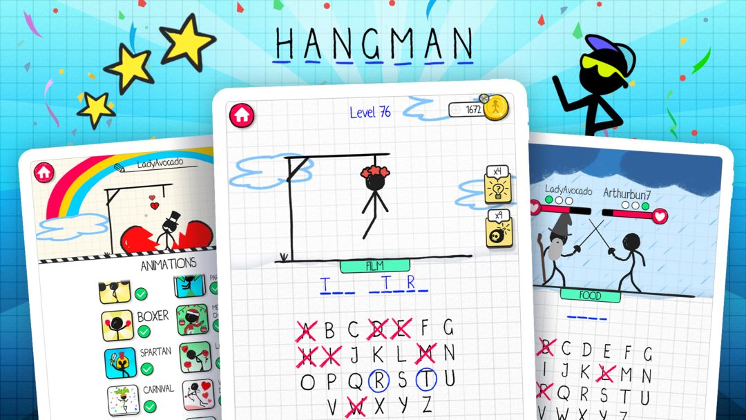 Hangman 게임 스크린 샷