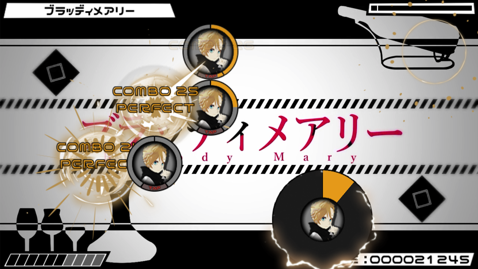 Beat Beat Vocaloid Reborn Game Screenshot