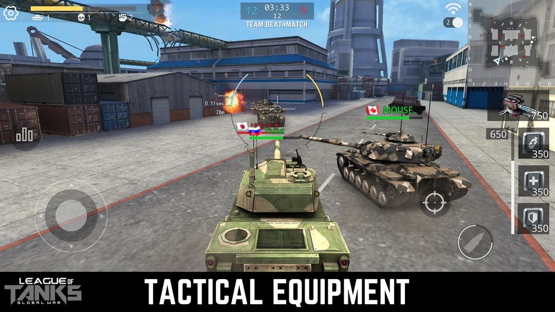 League of Tanks - Global War ภาพหน้าจอเกม