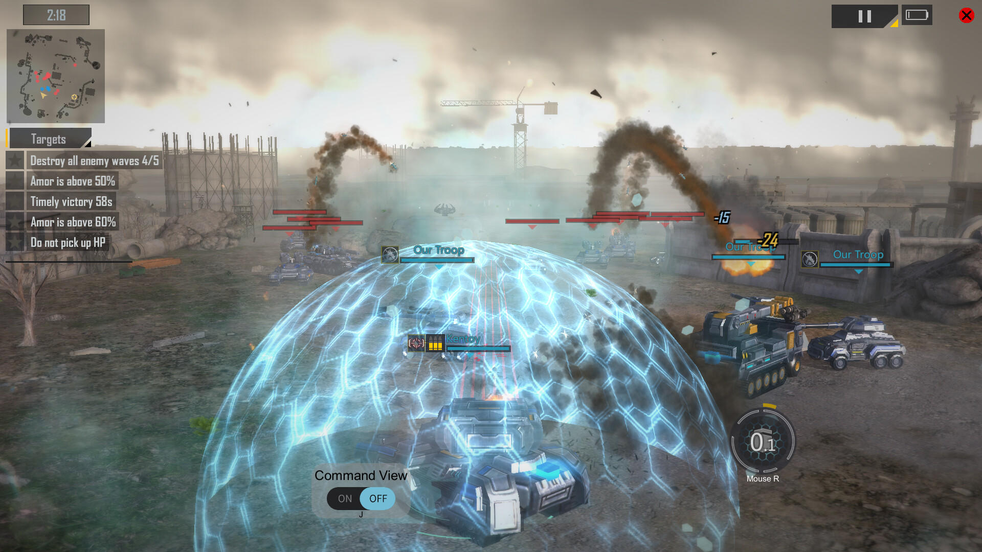 DeathGearX ゲームのスクリーンショット