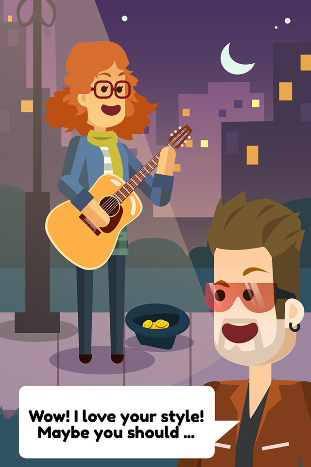 Cuplikan Layar Game Epic Band Rock Star Music Game