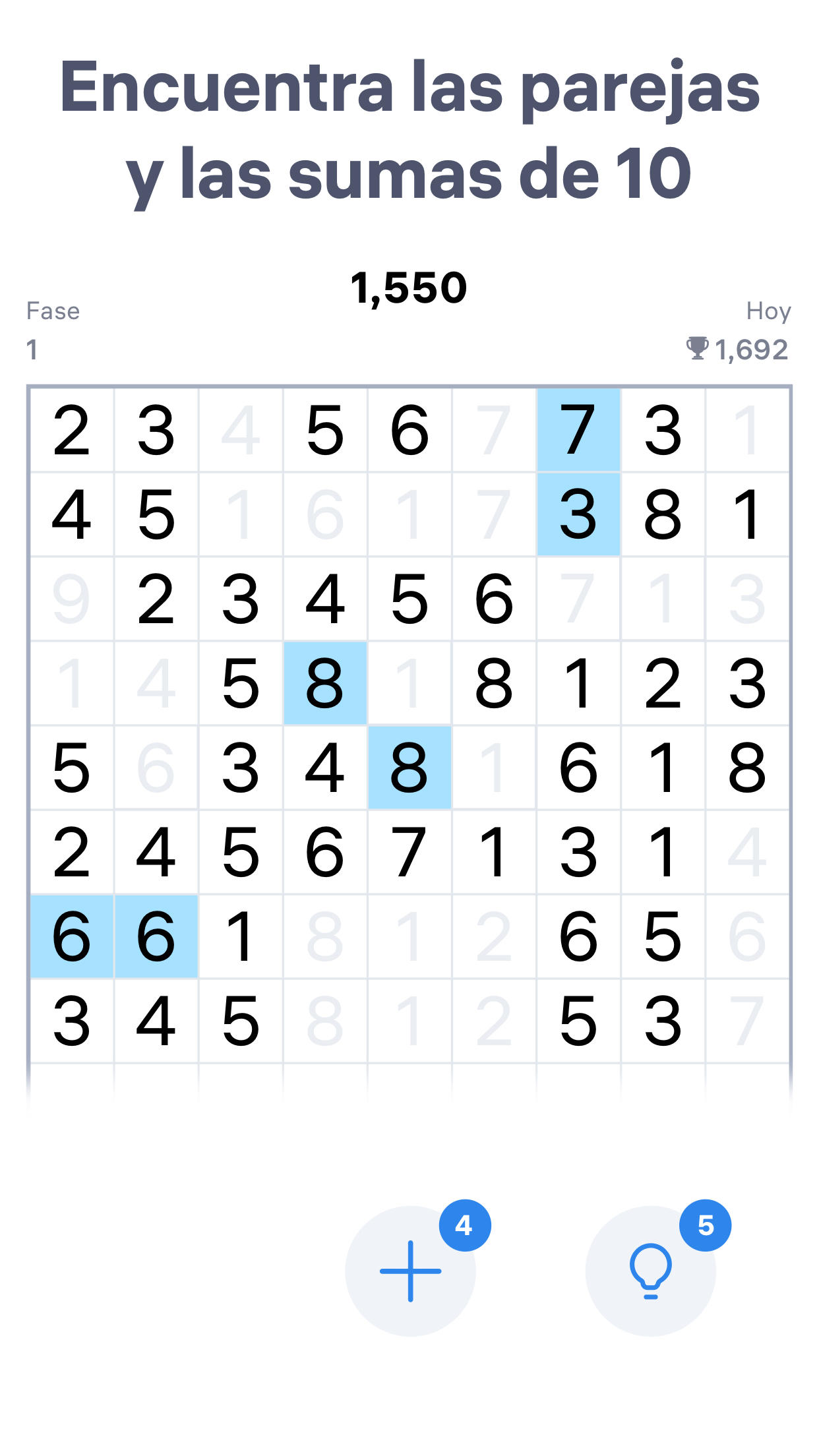 Screenshot 1 of Number Match: Juego de números 1.24.0