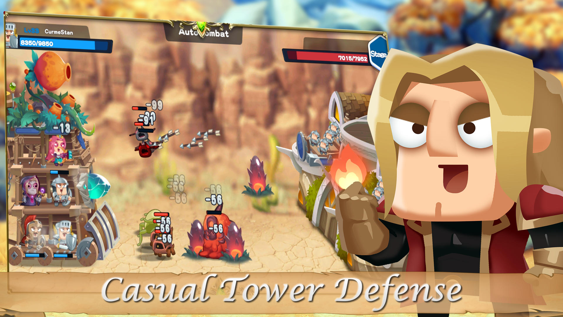 Battle Towers - TD Royale RPG screenshot game