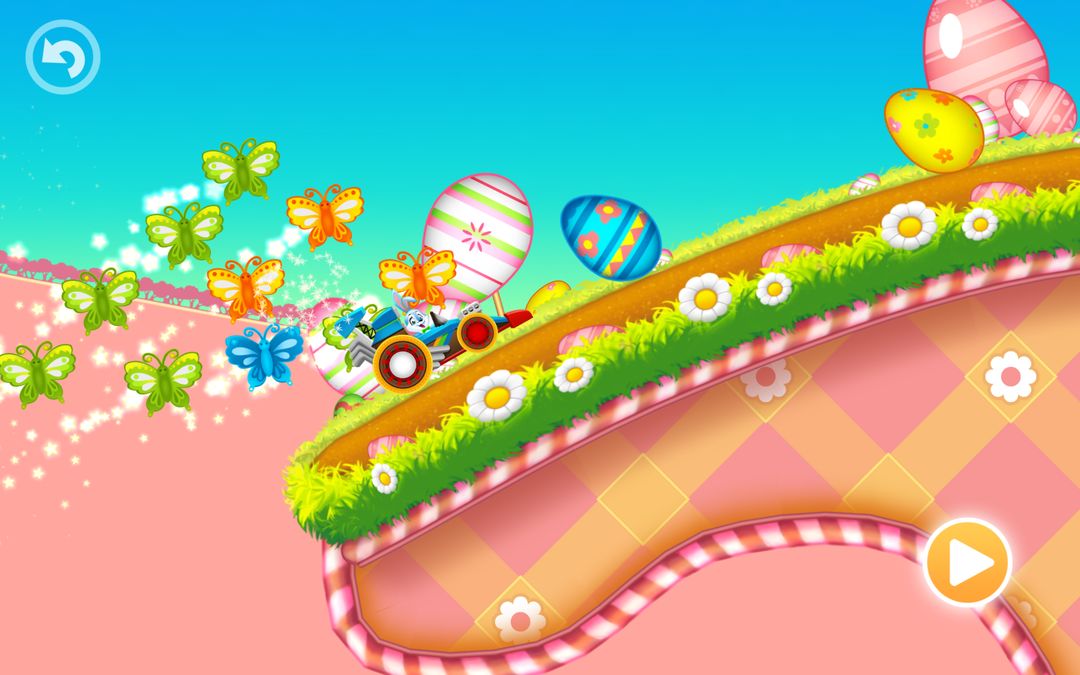 Screenshot of Happy Easter Bunny Racing