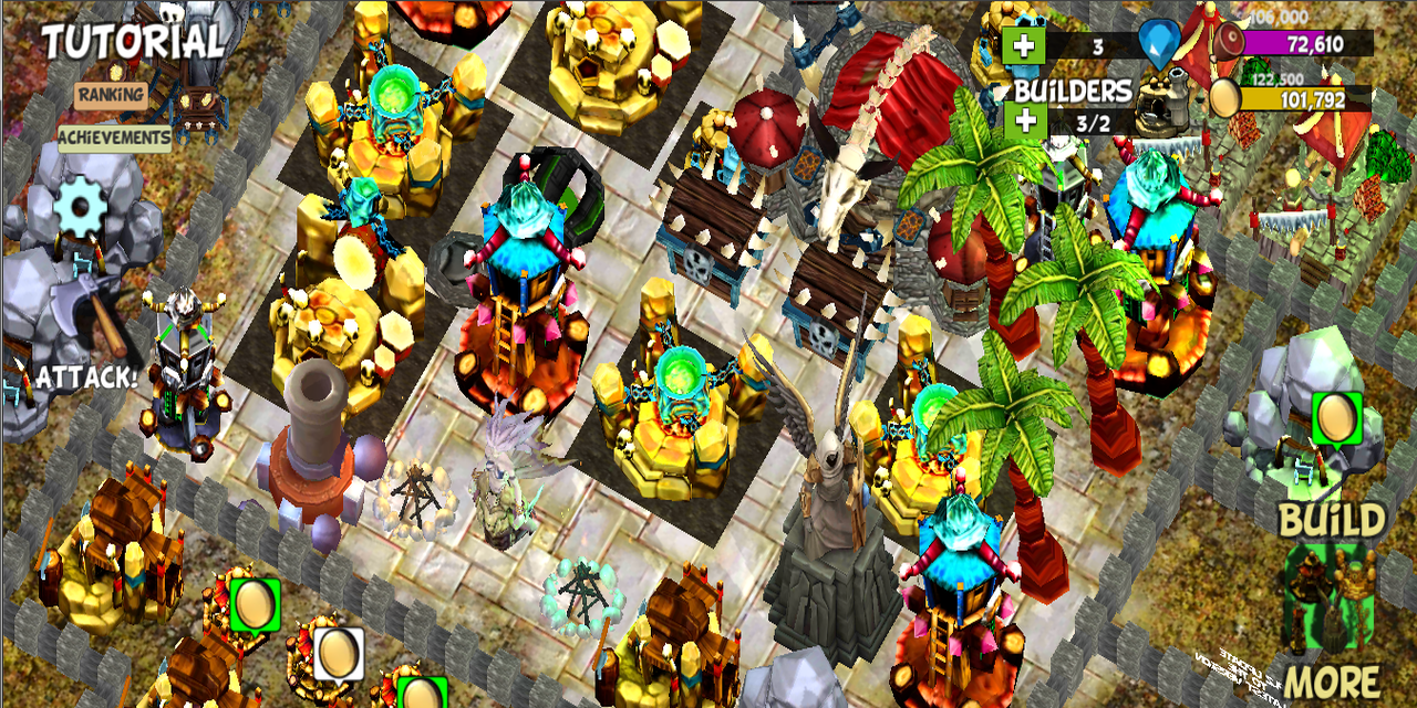 ☣️ Clash Of Orcs ⛺️ City Building Defense War TD Game Screenshot