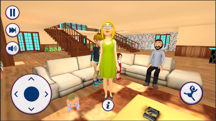 Captura de Tela do Jogo Virtual Mom Happy Family Games