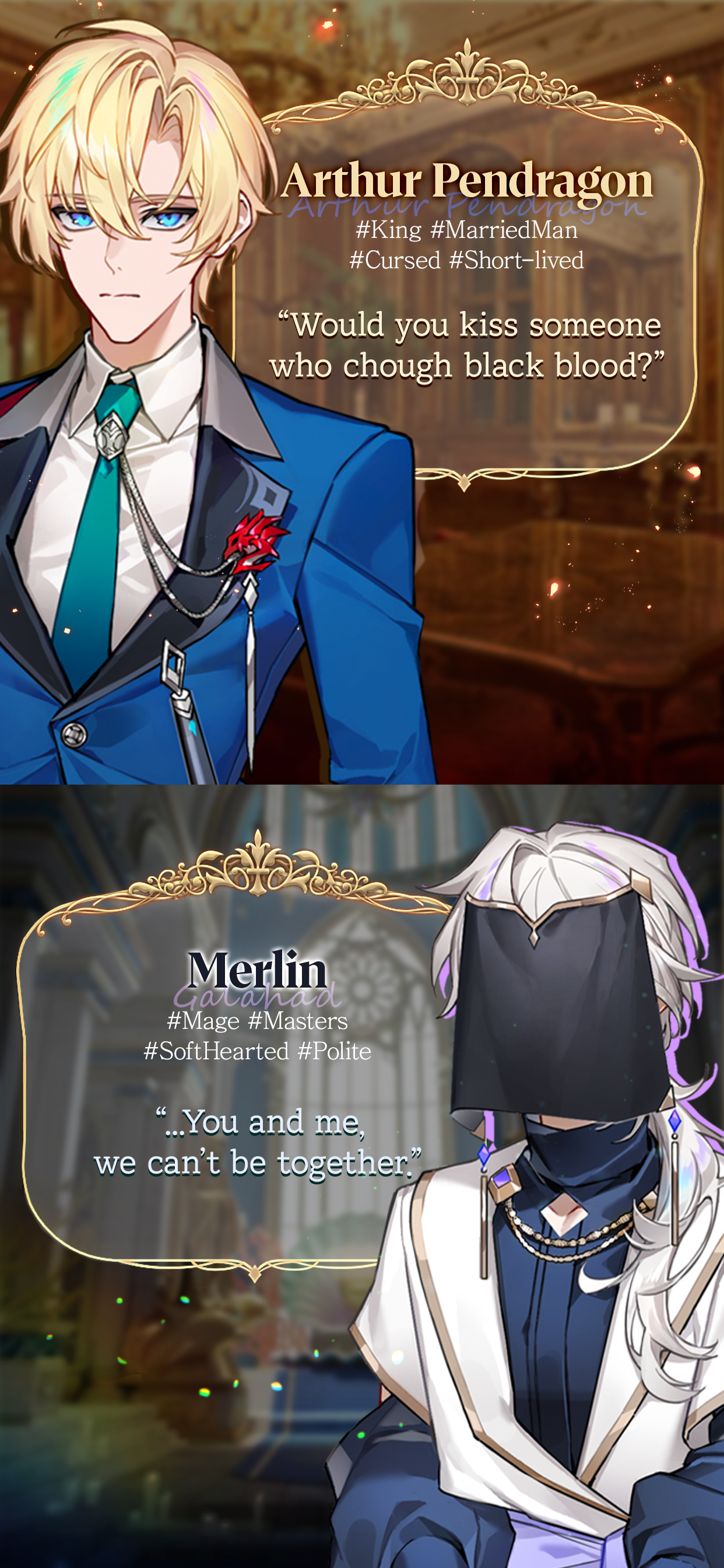 Secret Kiss with Knight: Otome Game Screenshot