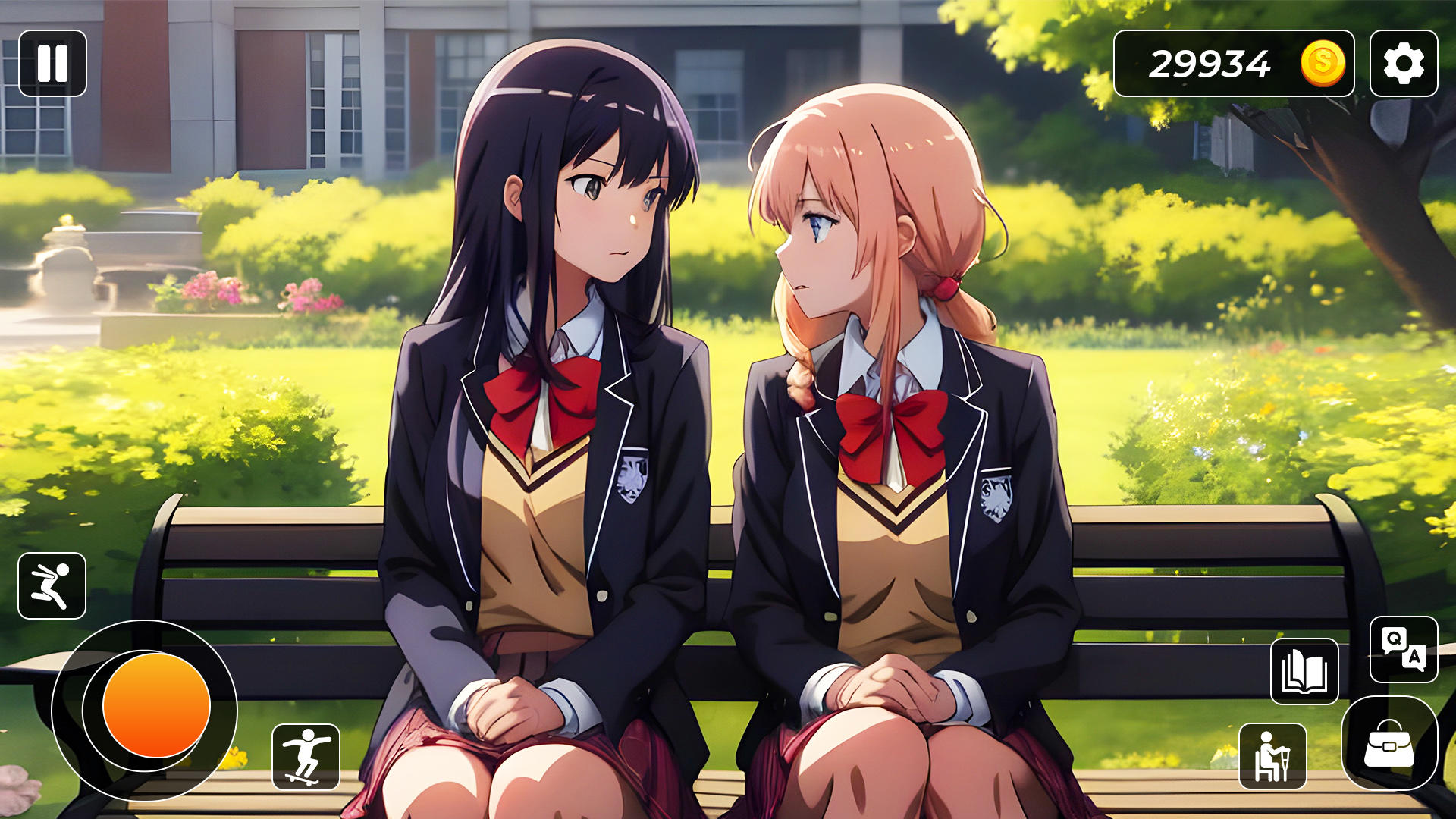 High School Love Anime Story Game Screenshot