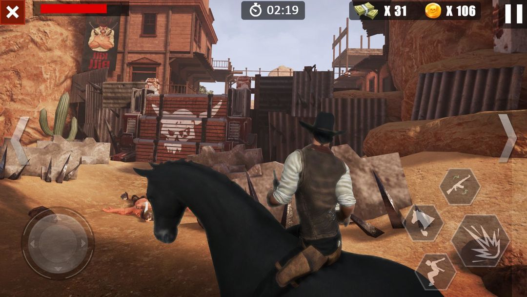 Cowboys Adventure ภาพหน้าจอเกม