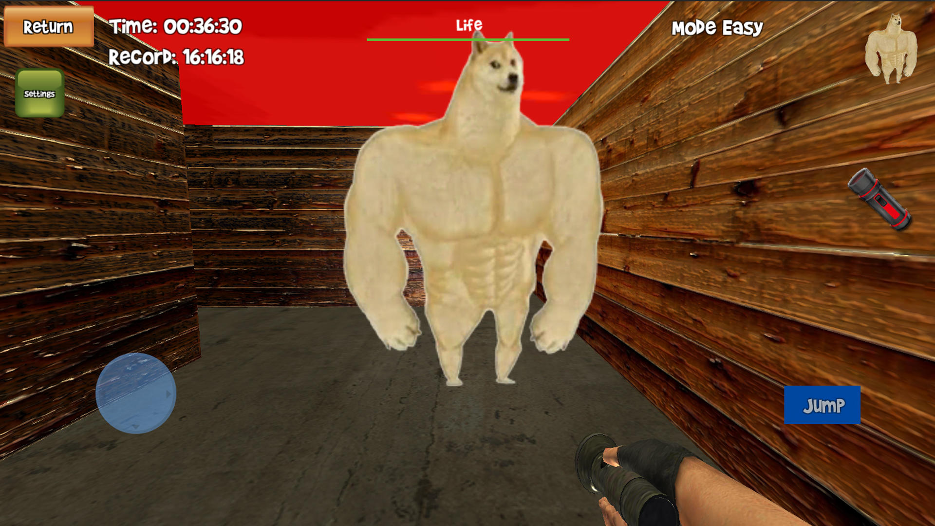 Horror meme chasing game Game Screenshot