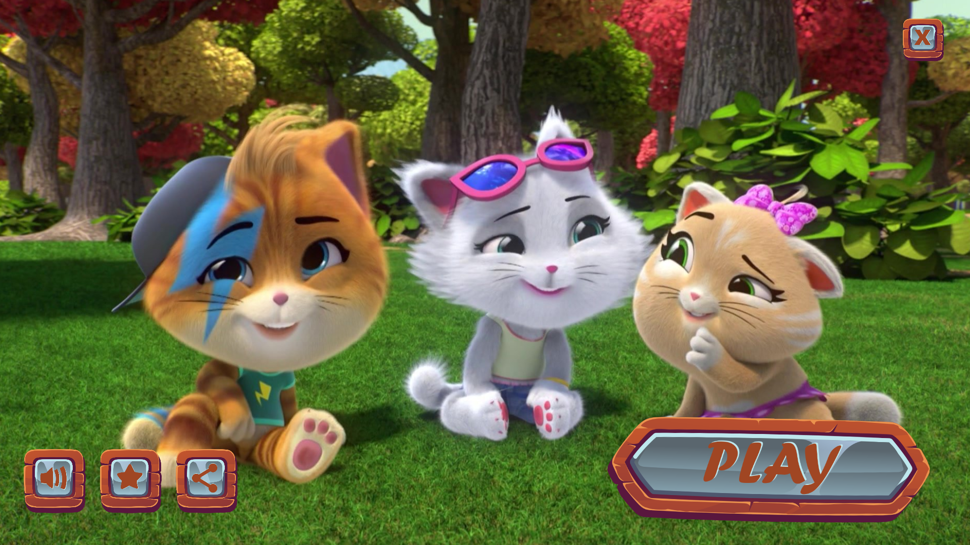 Cuplikan Layar Game Lampo Musical Journey: 44 cats