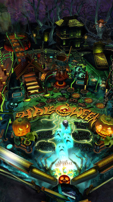 Halloween Pinball Game Screenshot