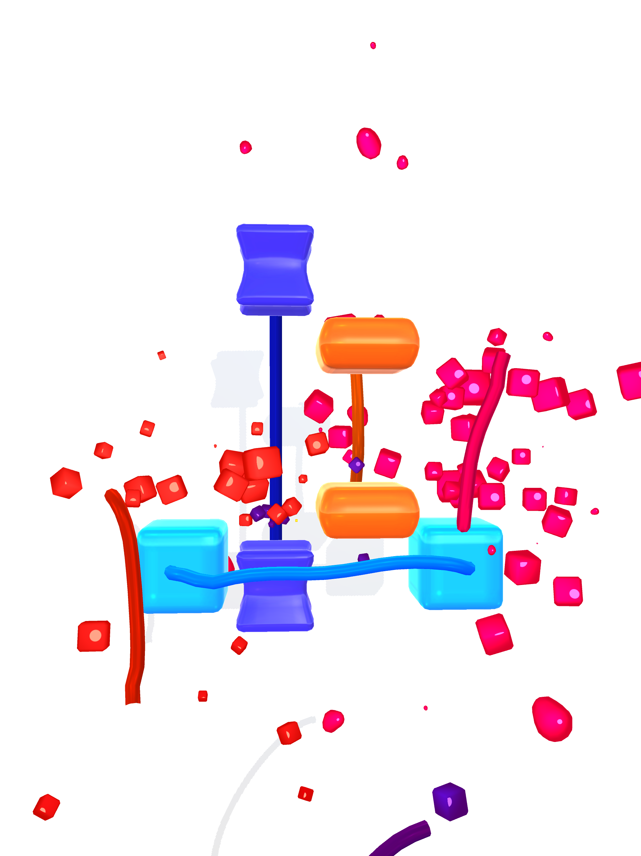 Cube Rope 3D 遊戲截圖