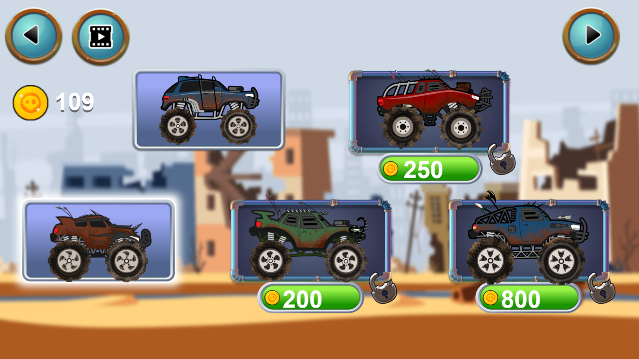 Bigfoot Truck Game Screenshot