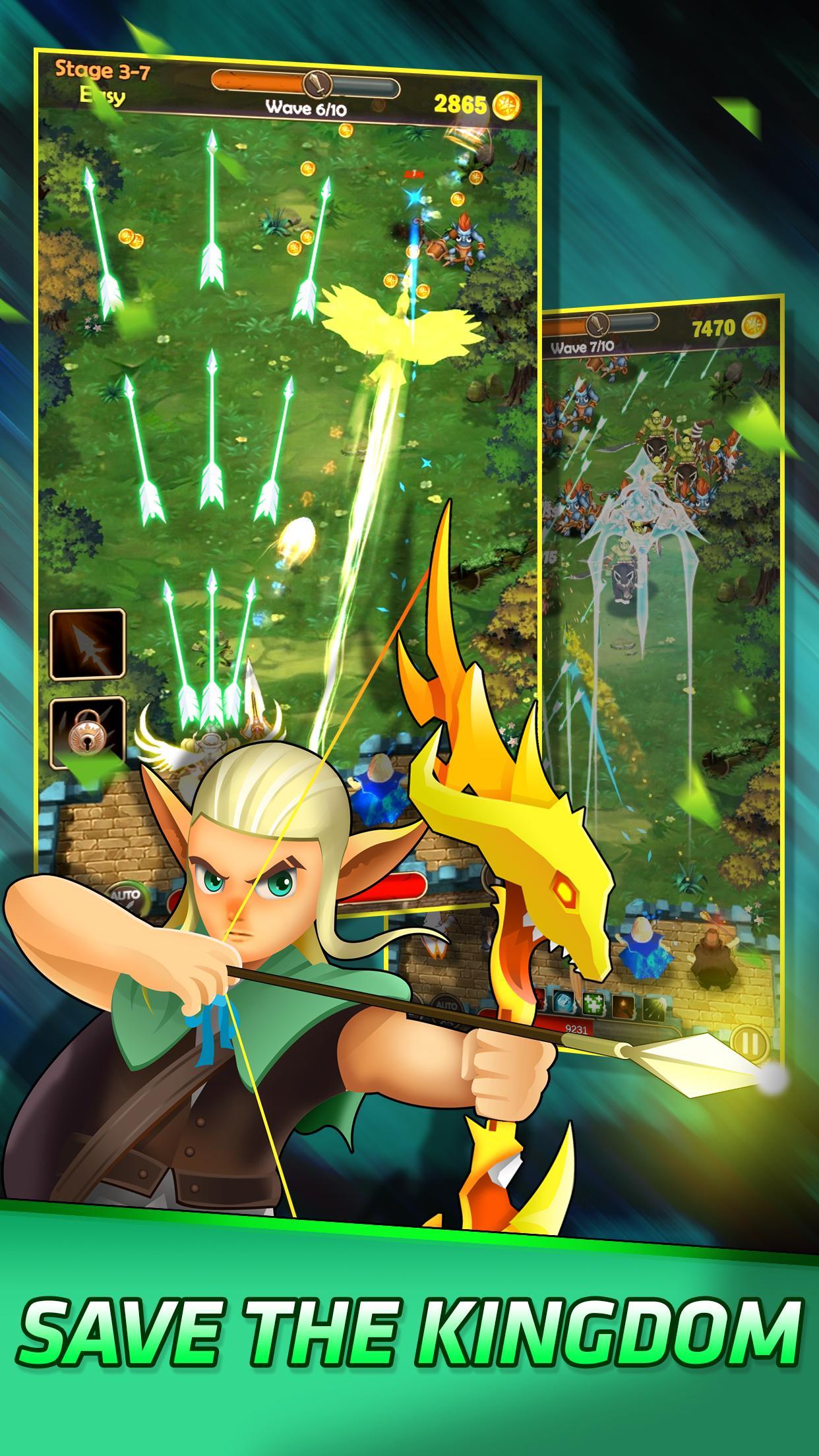 Скриншот игры Guardians of Kingdom : Idle Defense War Fight