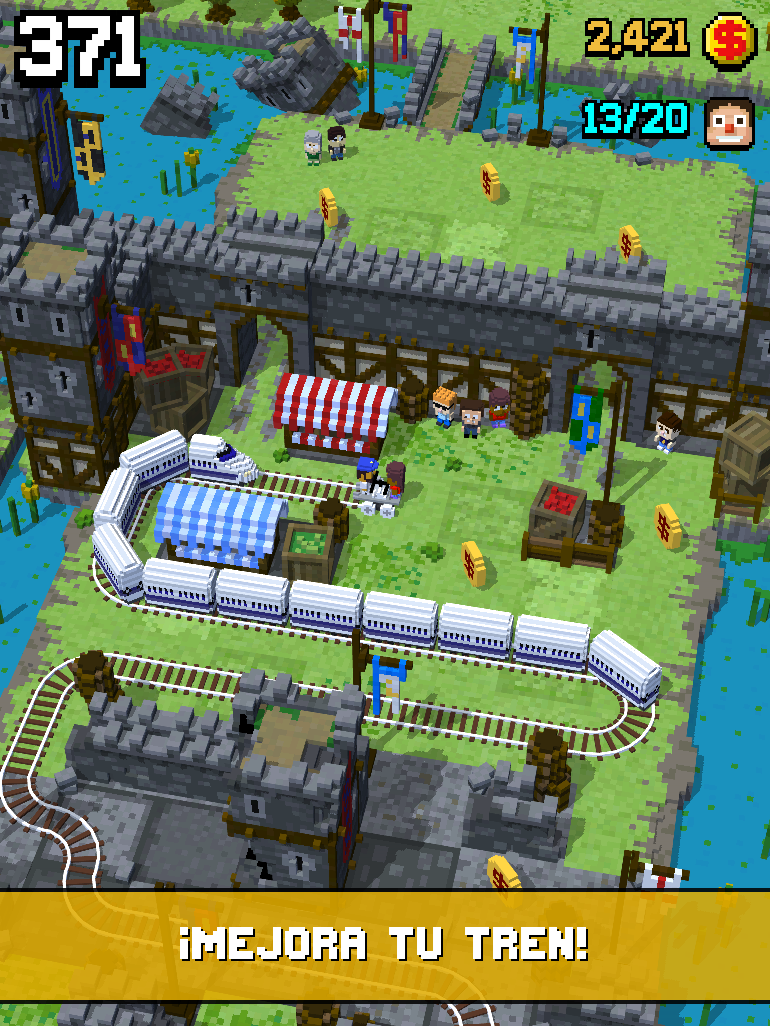 Captura de Pantalla del Juego Tracky Train