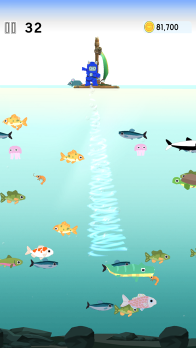 NFC - Ninja, Fish, Cat Game Screenshot