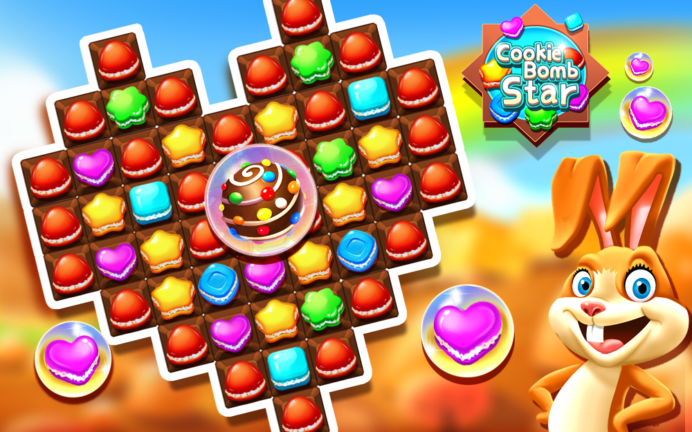 Cuplikan Layar Game Cookie Bomb Star