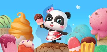Banner of Little Panda's Ice Cream Games 