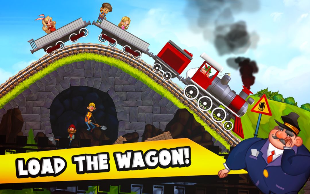 Screenshot of Fun Kids Train Racing Games