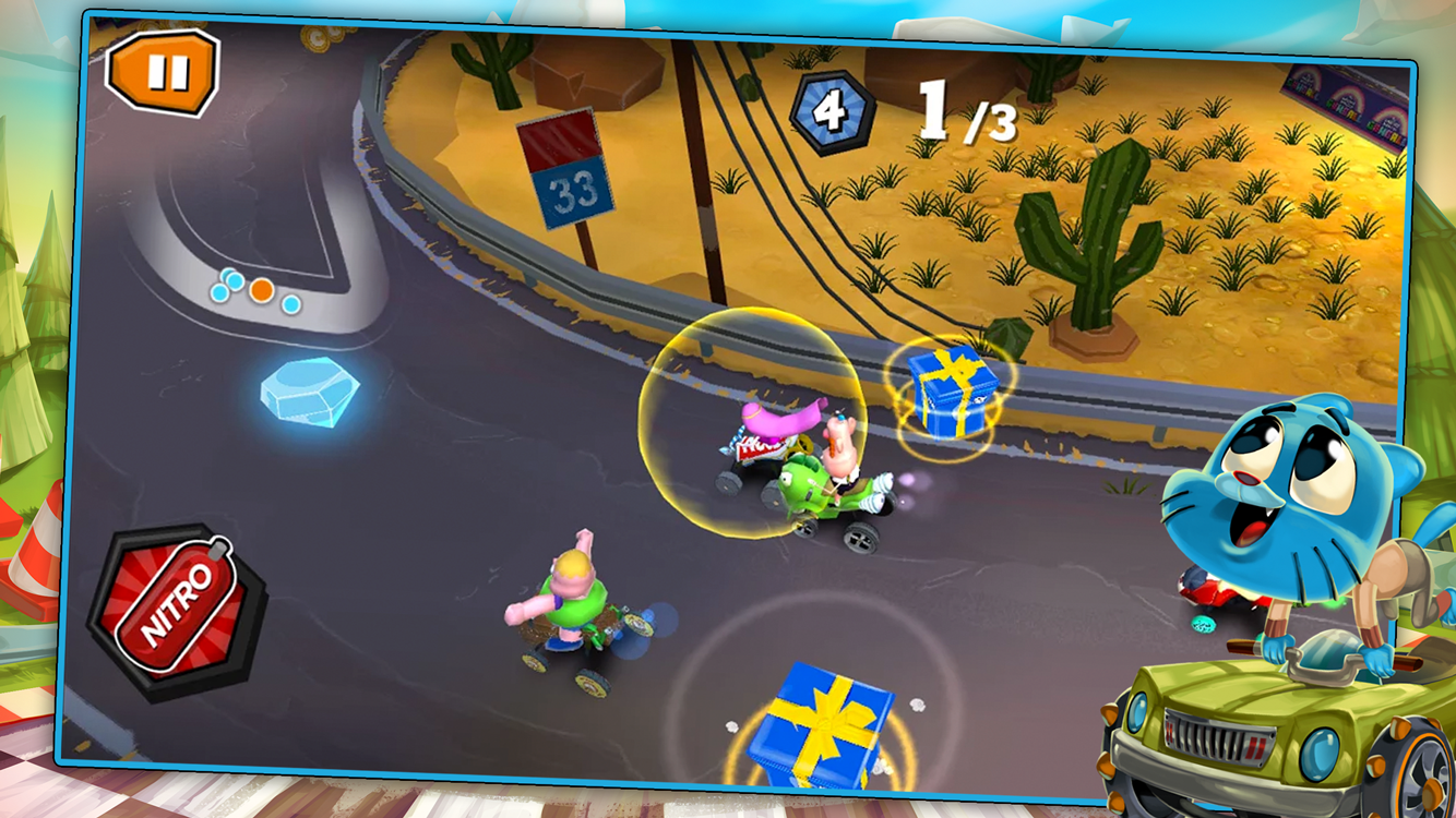 Formula Cartoon All Stars Game Screenshot