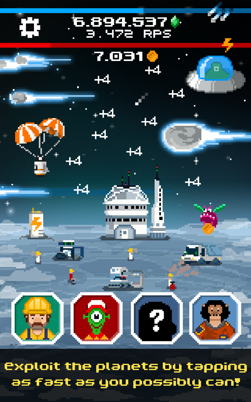 Tap Galaxy – Deep Space Mine Game Screenshot