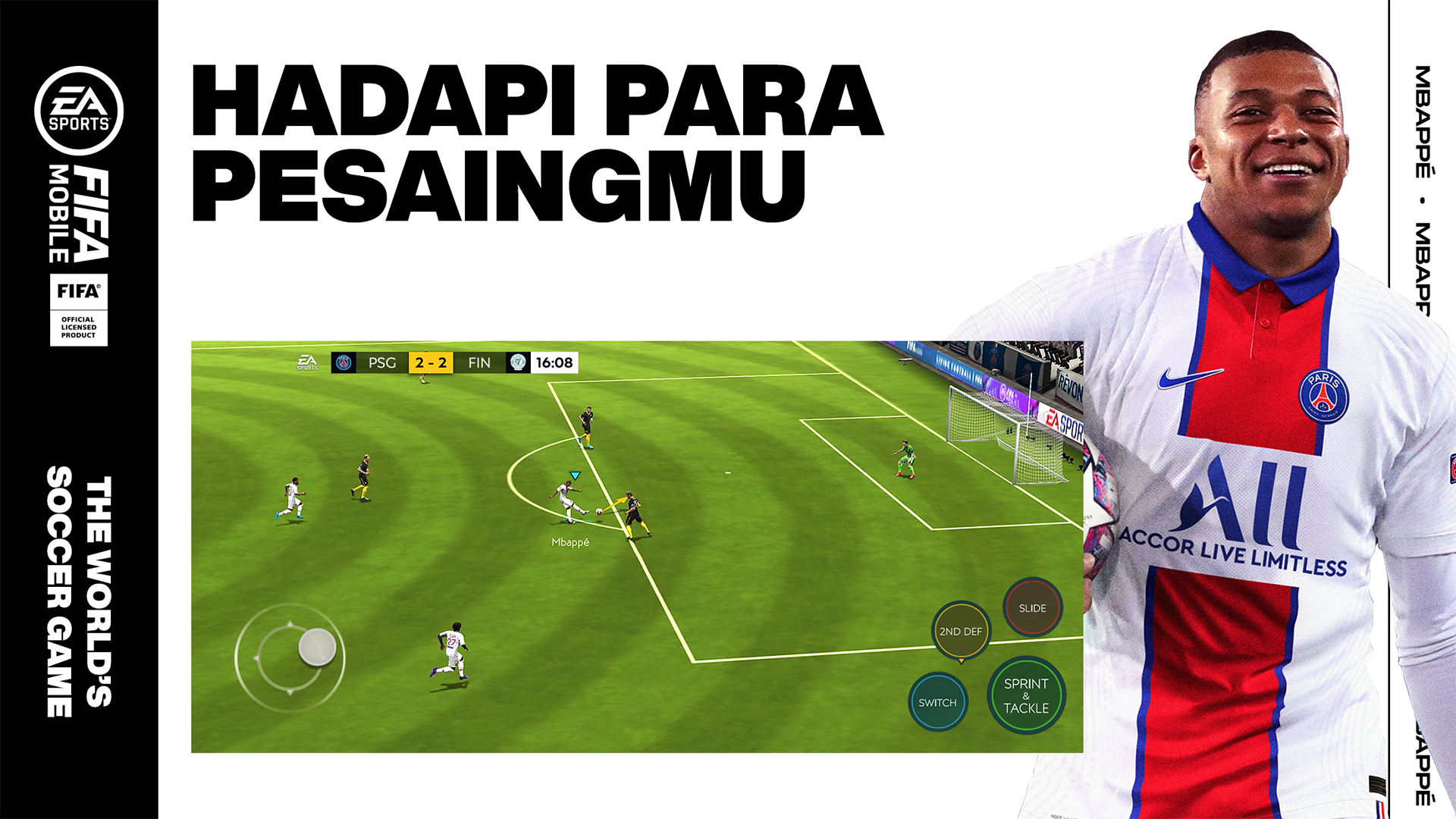 Cuplikan Layar Game Sepak Bola FIFA