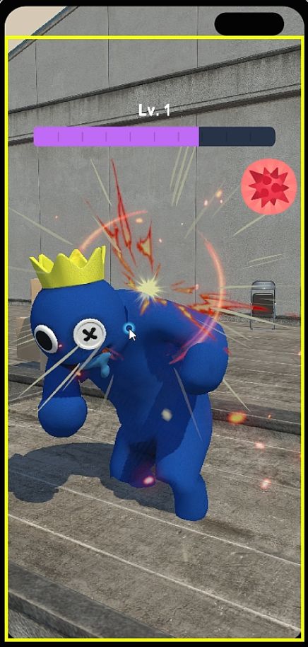 Touch Monster: The Blue ภาพหน้าจอเกม