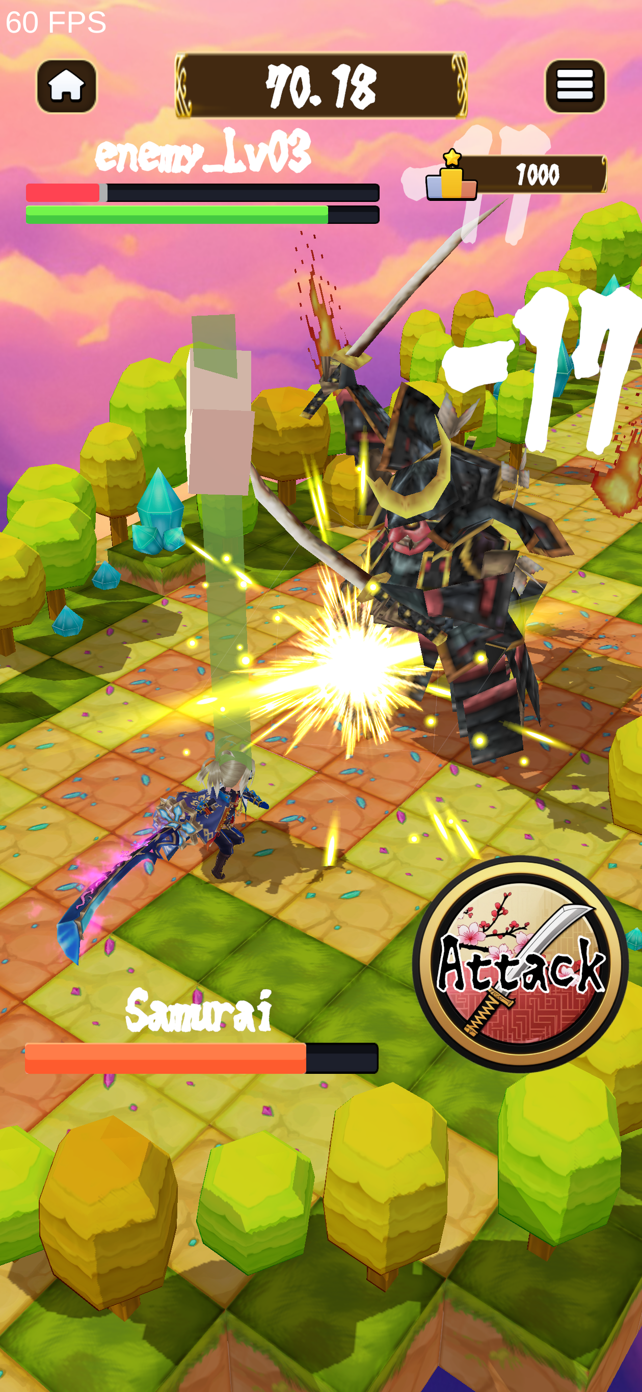 SAMURAI ELEMENTS-JAPAN Action Game Screenshot