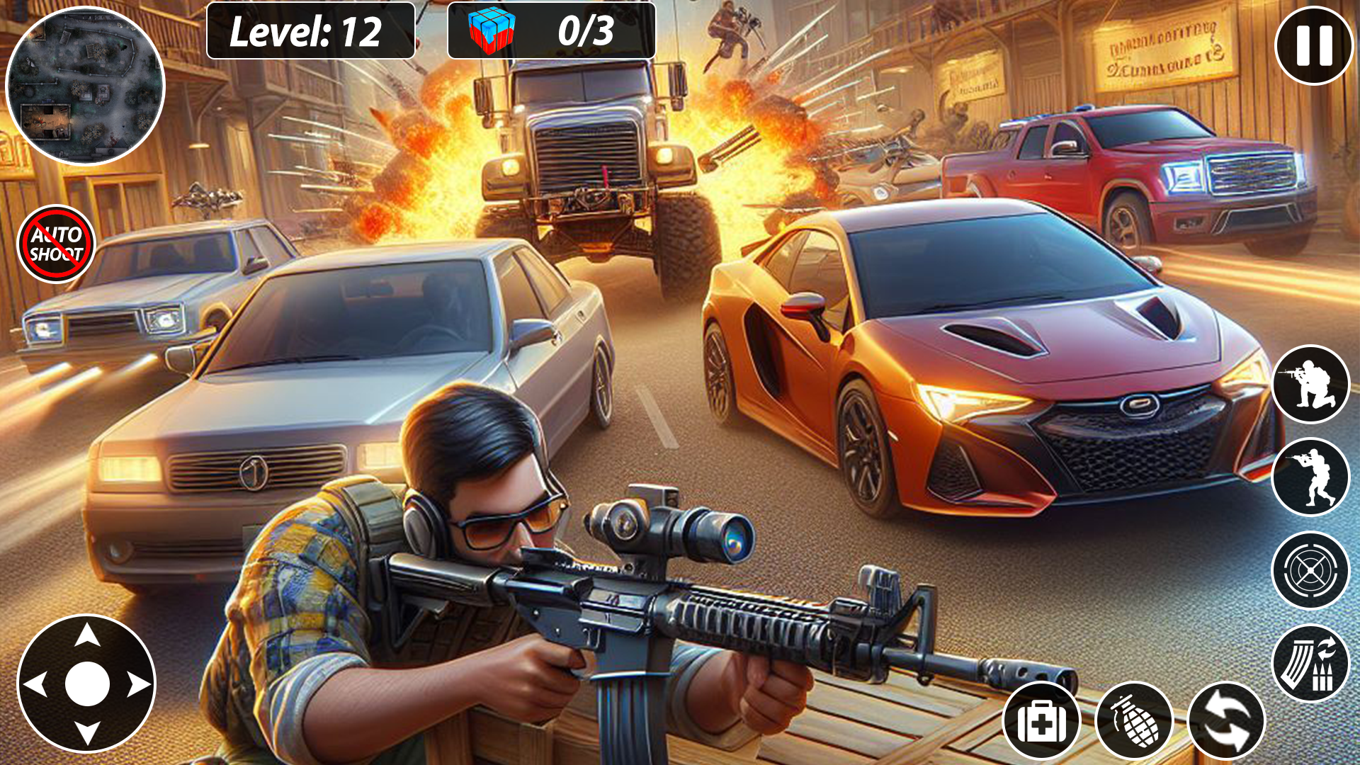 Cuplikan Layar Game Sniper 3D : Shooting Fps Games