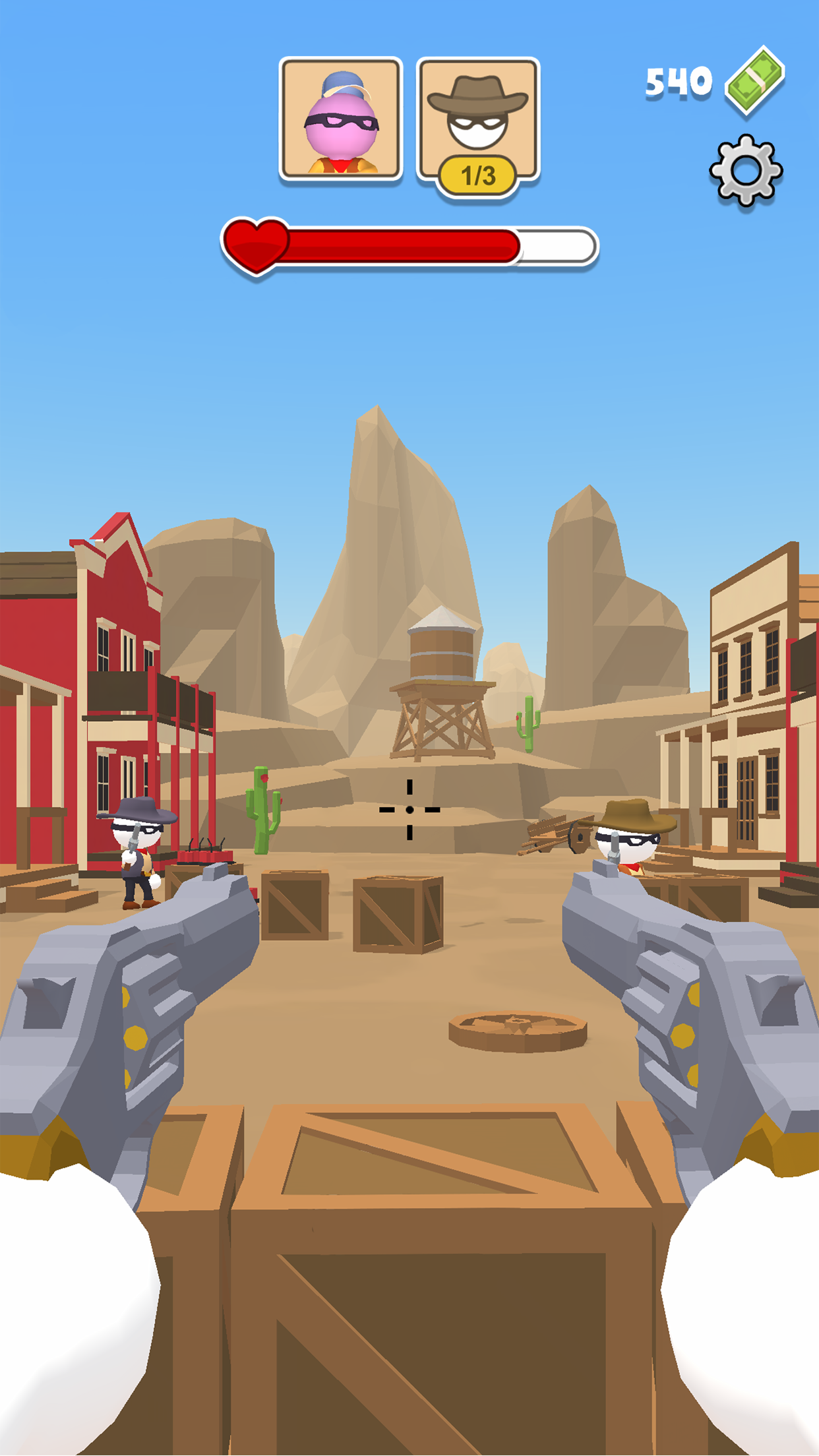 Cuplikan Layar Game Western Sniper: Wild West FPS