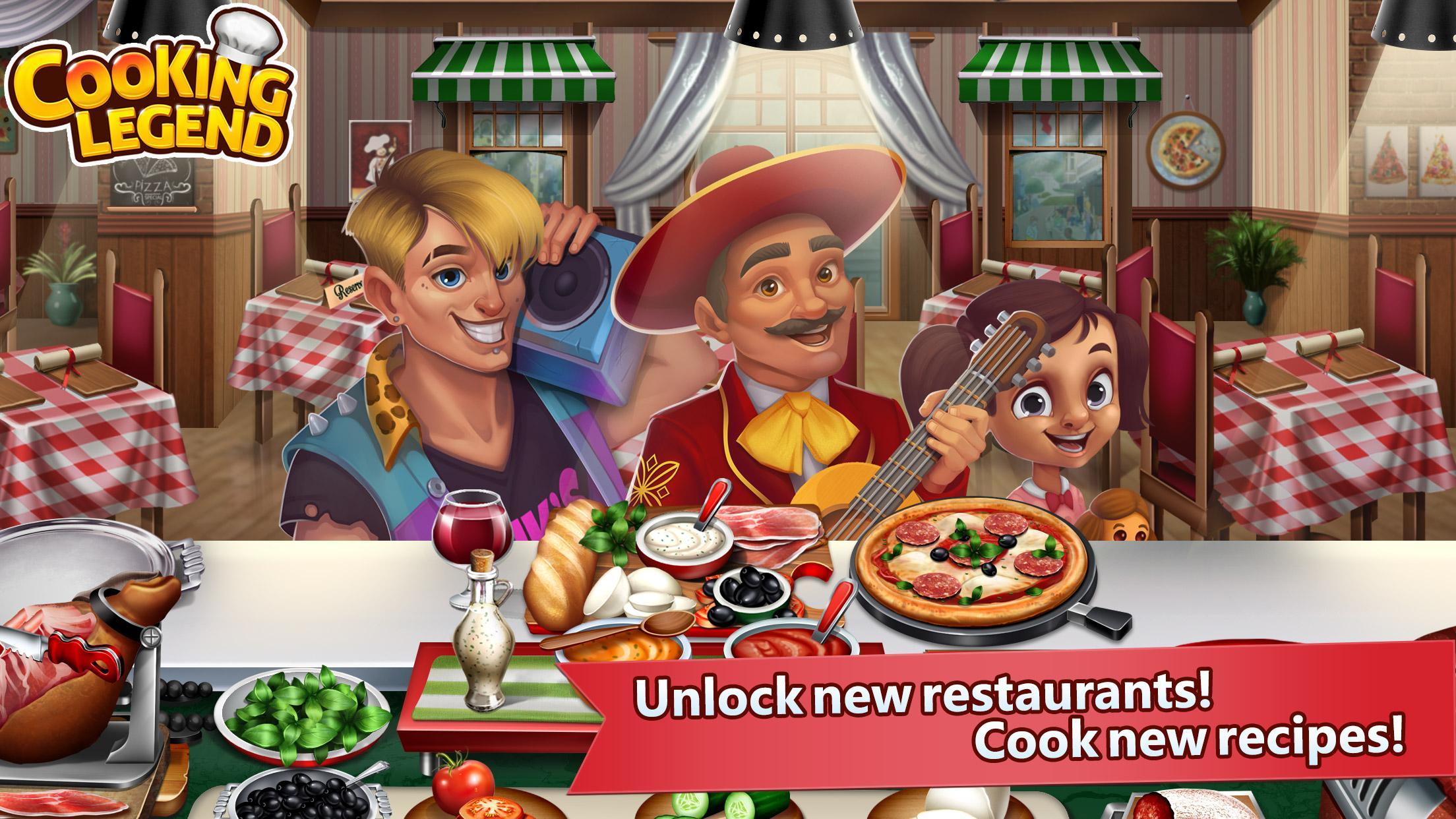 Cooking Legend - Fun Restaurant Kitchen Chef Game ภาพหน้าจอเกม