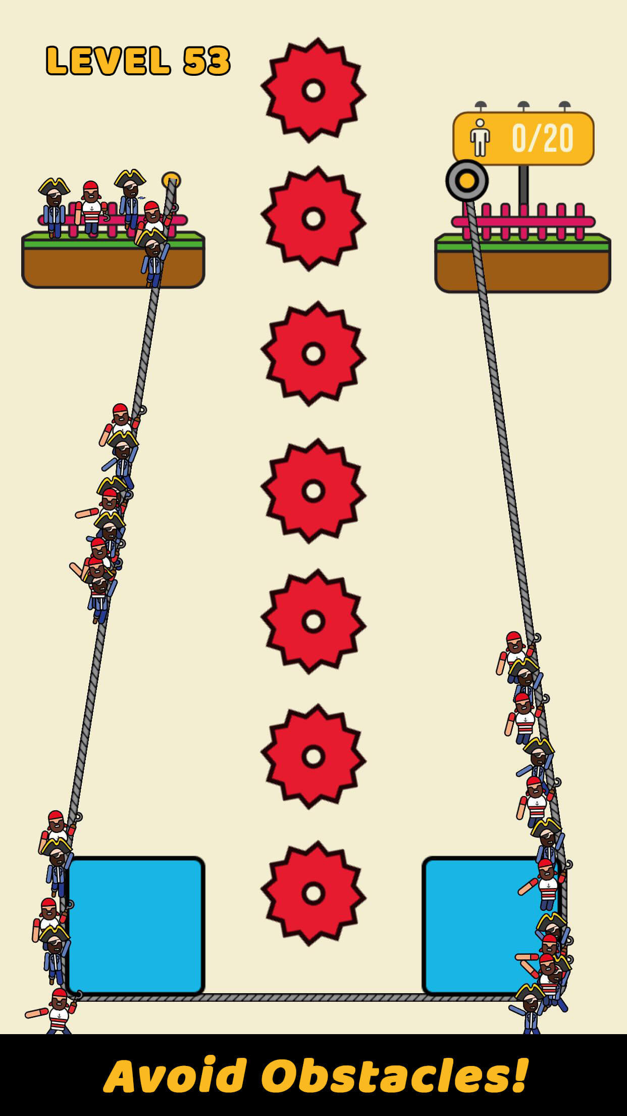 Screenshot of Rope Rescue! - Unique Puzzle
