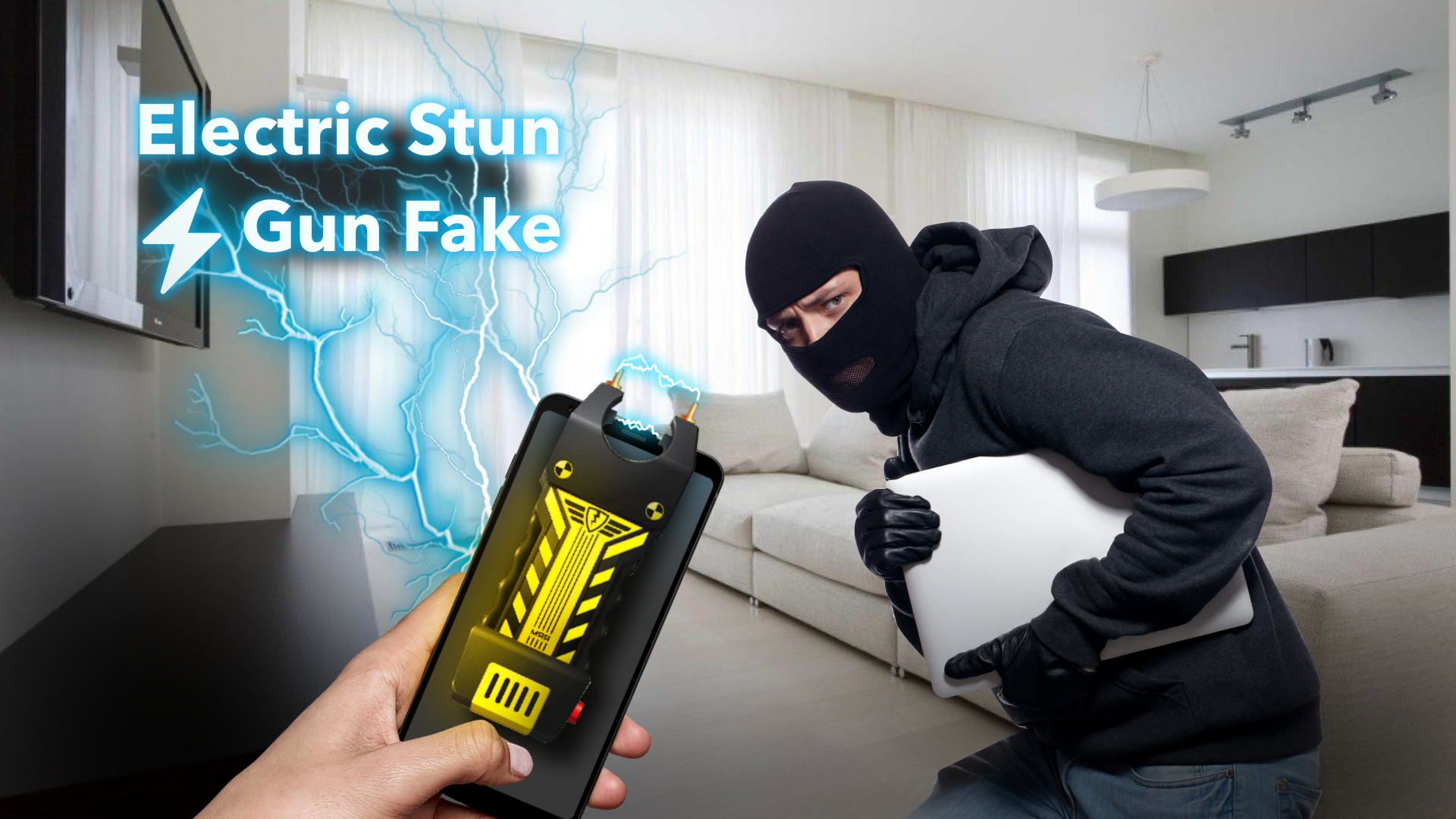 Screenshot of Electric Stun Gun Fake