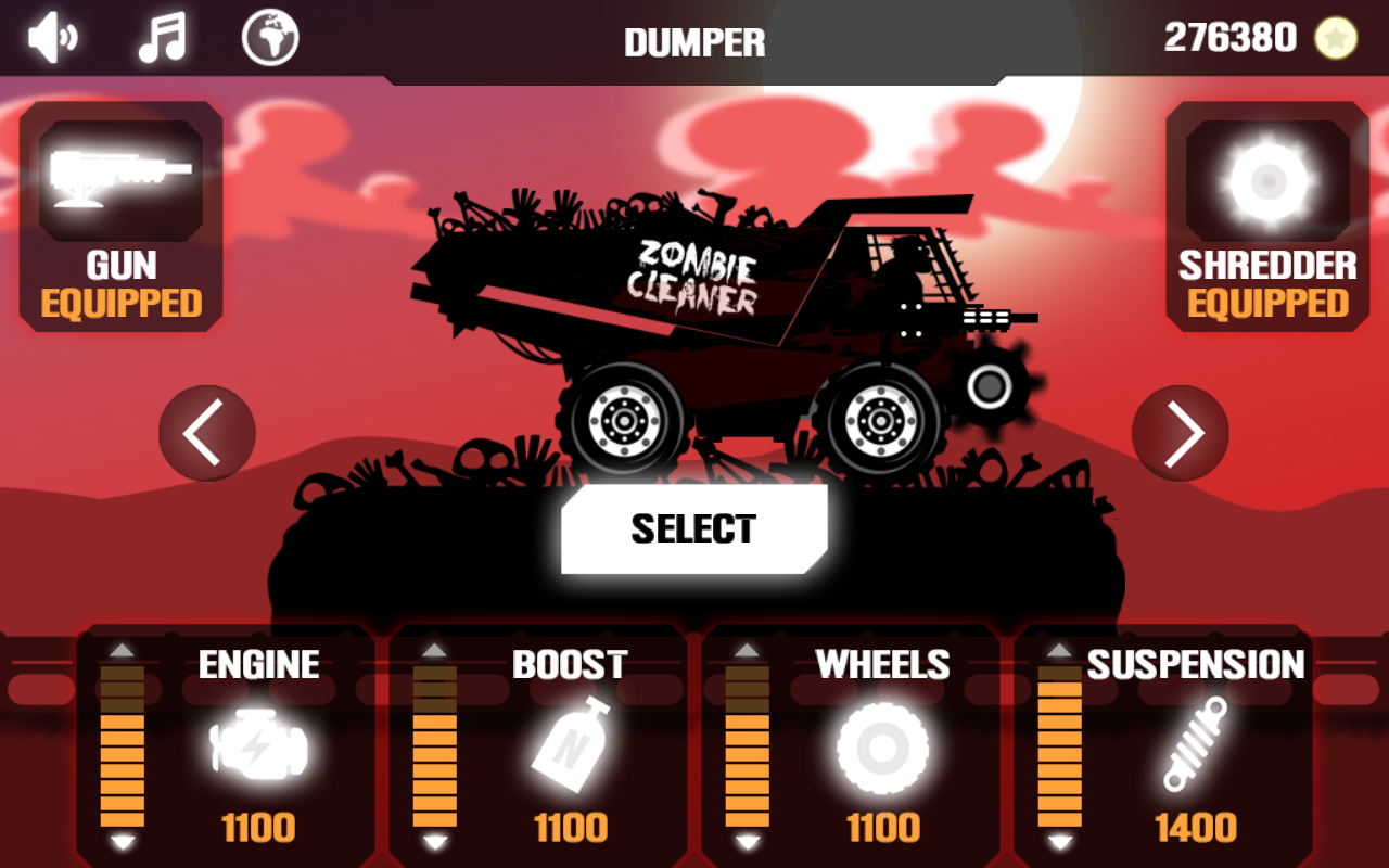 Zombie Race - Undead Smasher Game Screenshot