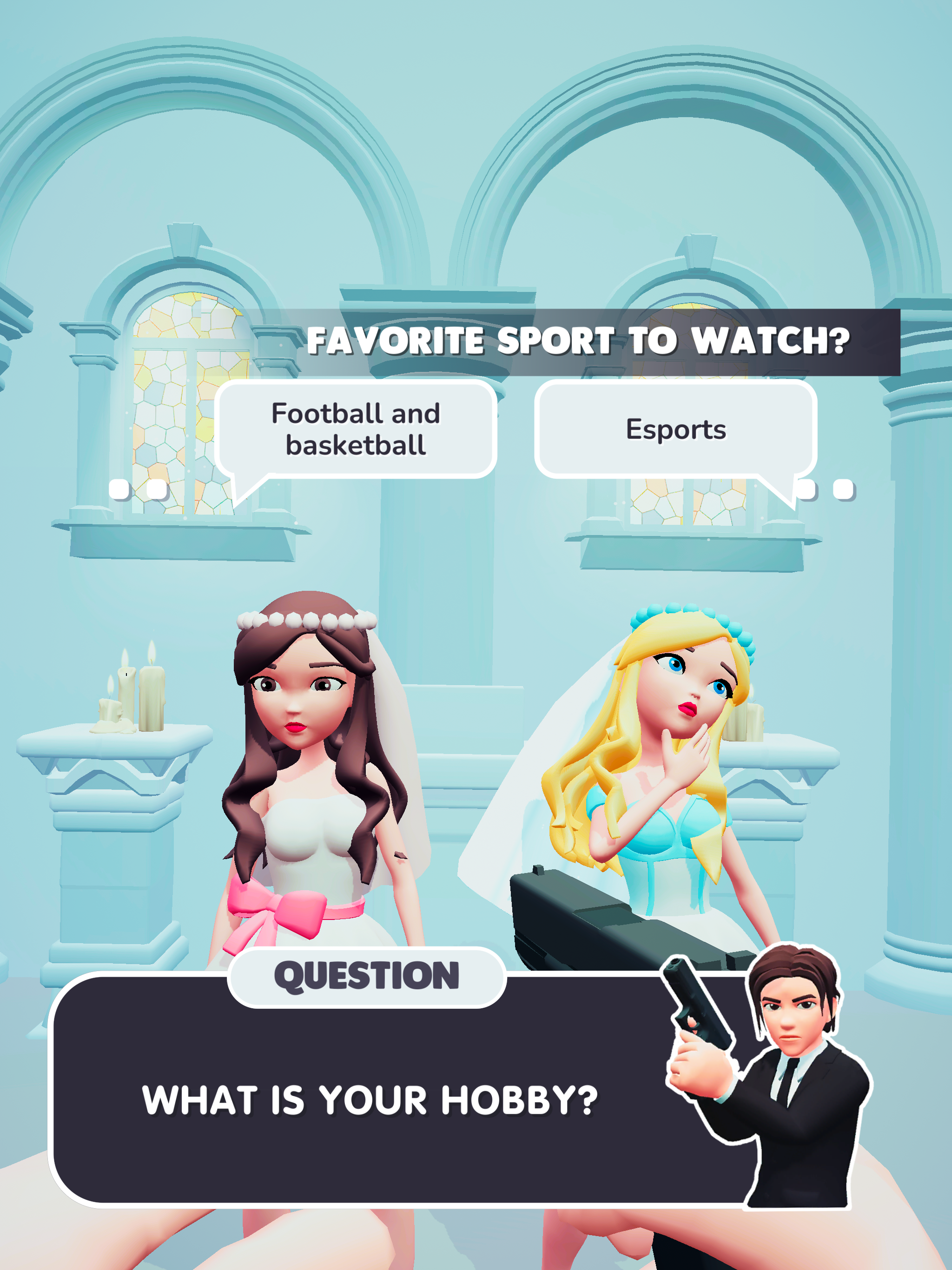 Guess Who's A Clone Game Screenshot