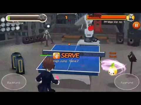 Screenshot of the video of Table Tennis King