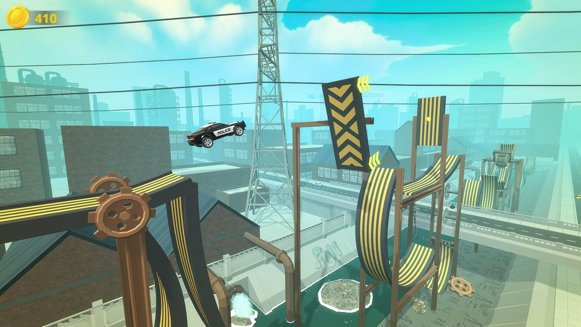 Stunt Paradise Game Screenshot
