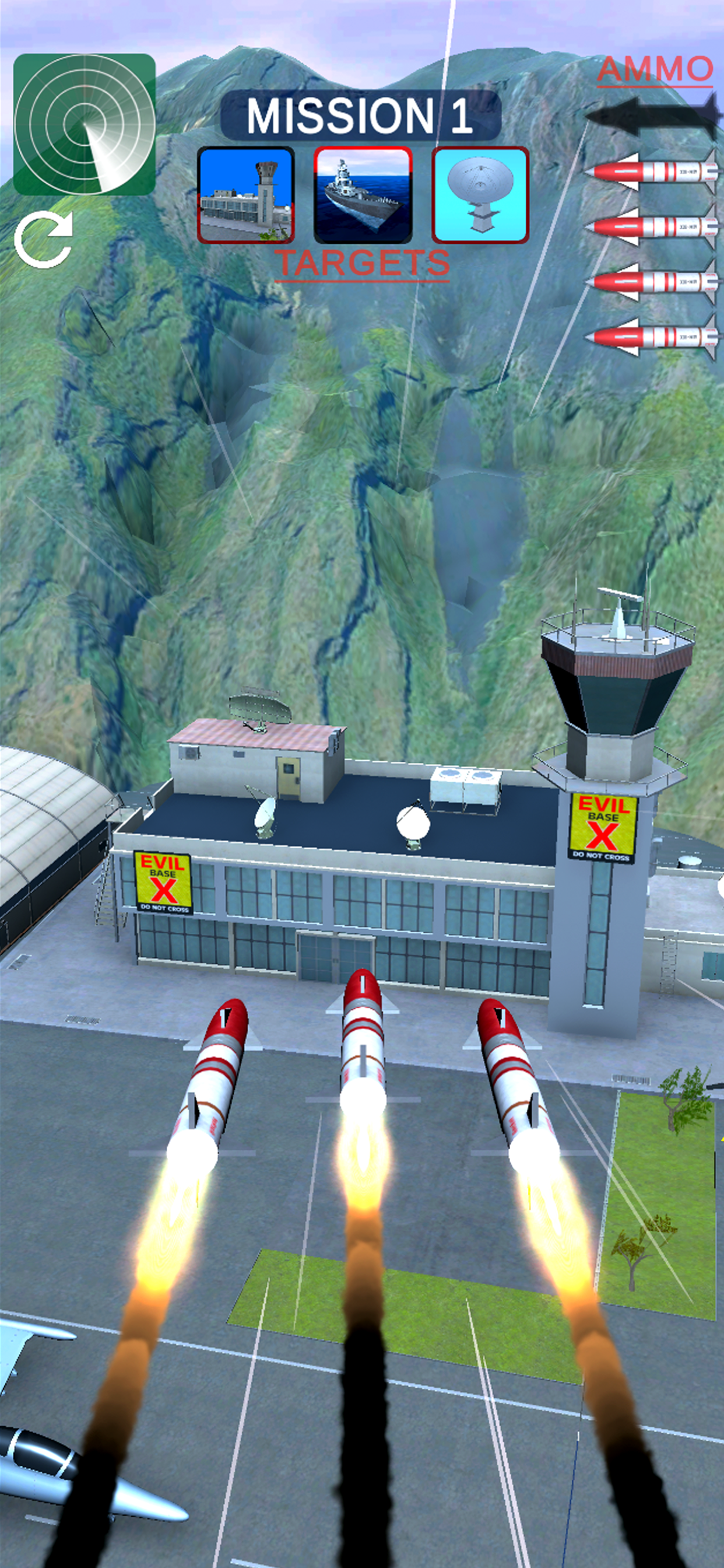 Boom Rockets 3D 게임 스크린 샷