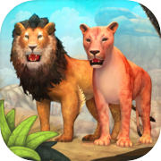 Lion Family Sim ออนไลน์ - เครื่องจำลองสัตว์