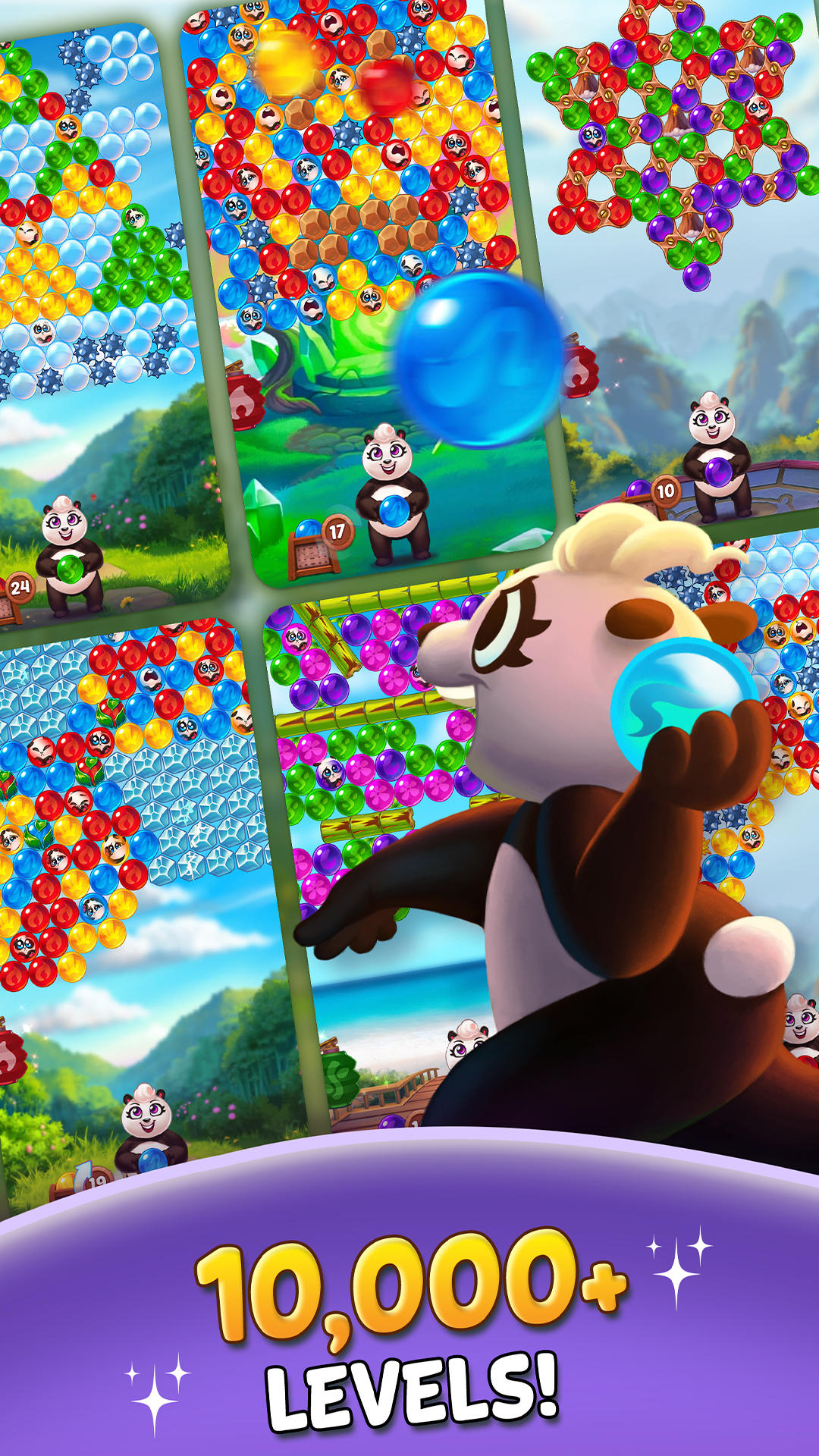Скриншот игры Bubble Shooter: Panda Pop!